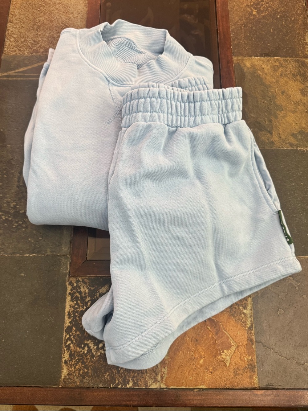 NEW Daily Drills M/L Oversized Sweatshirt / Shorts Set